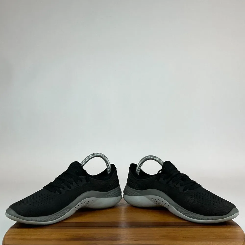 Mens Crocs Literide 360 Black Rubber‎ Mesh Casual Sneakers Shoes Size 7 M GUC
